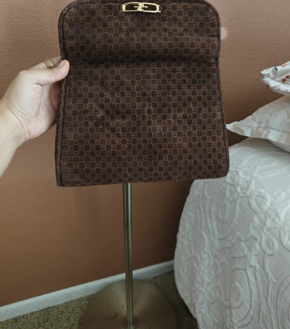 VTG Gucci Chain Sueded Brown Bag